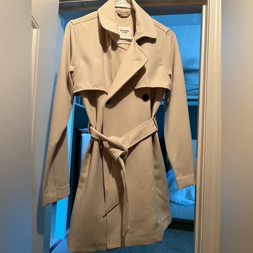 Abercrombie & Fitch Cream Jacket